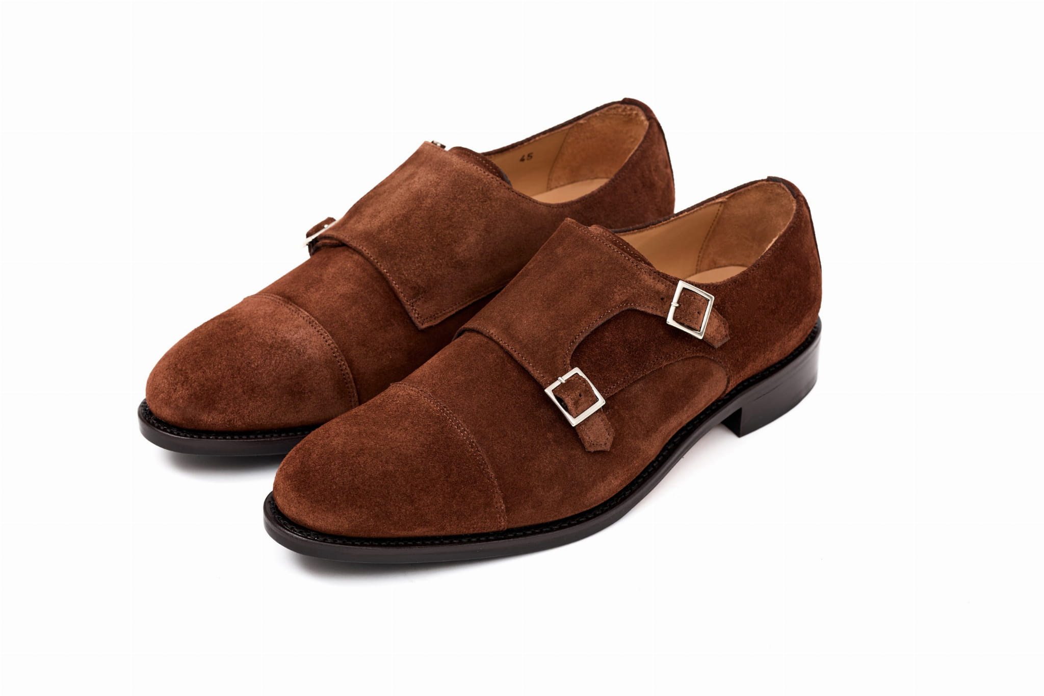 Partigiani 7770 Camello Suede Monk