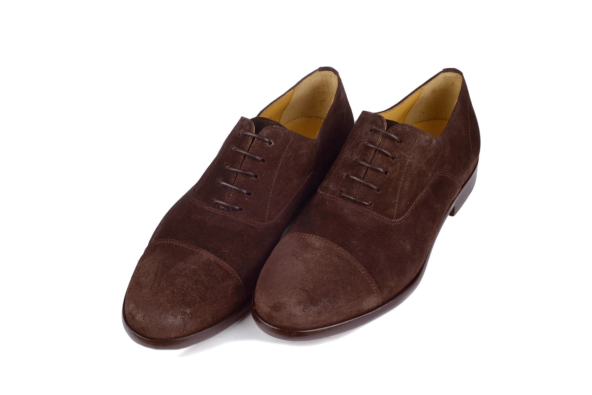 Partigiani 7680 Beige Waxed Suede Oxford